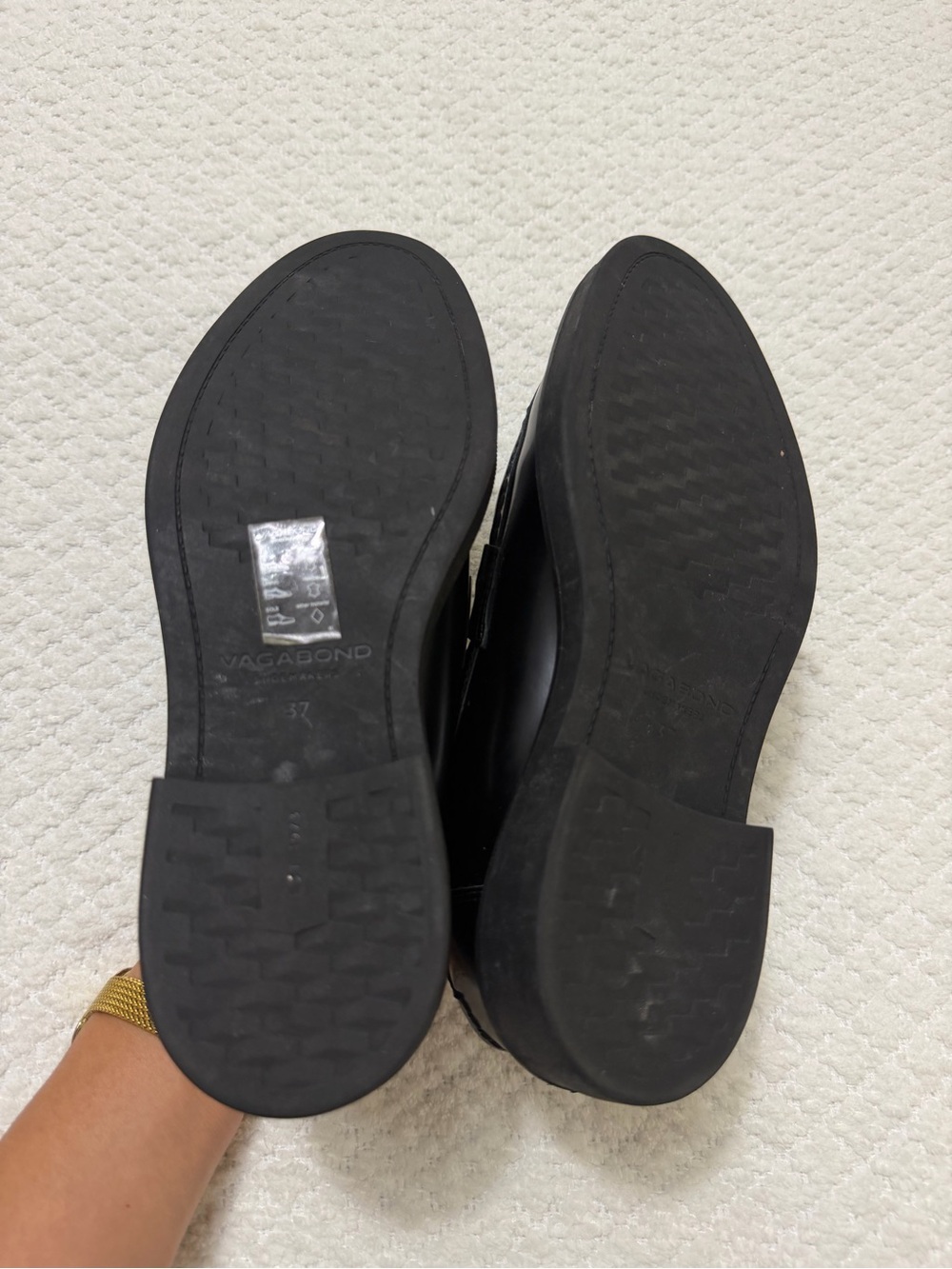Vagabond Shoemakers Alex Leather Black Loafers Classic Womens Shoes EU 37 US 7 - Picture 7 of 12